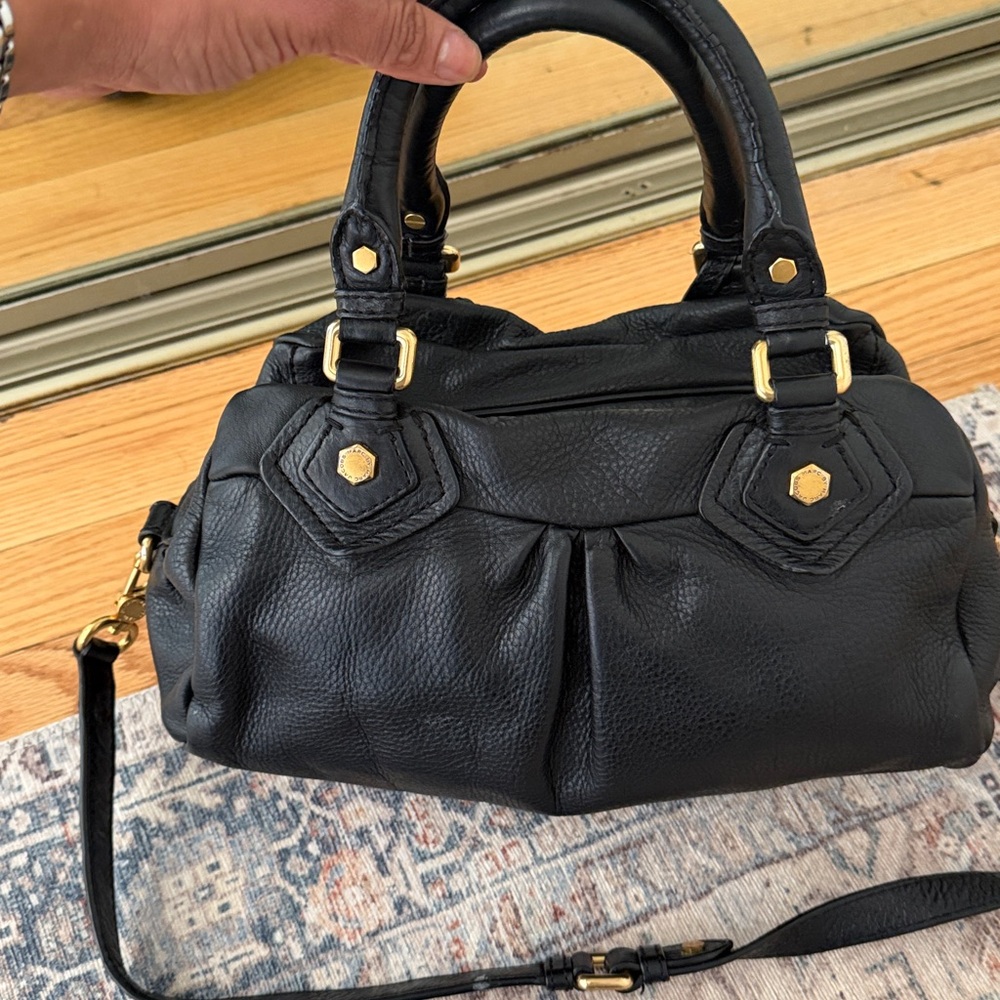 MARC JACOBS LEATHER SATCHEL DUFFLE CLASSIC BABY Q GROOVEE - Picture 5 of 12